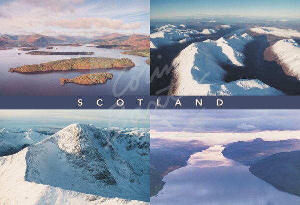 Scotland from Air Comp Postcard