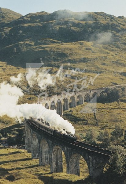 Glenfinnan Viaduct, West Highland Line Postcard