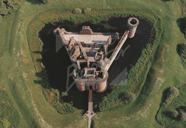 Caerlaverock Castle, Dumfriesshire From Air Postcard