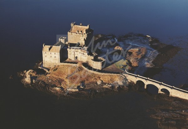 Eilean Donan Castle, Loch Duich, West Highlands From Air Postcard