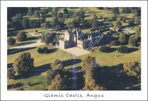 Glamis Castle, Angus From Air Postcard