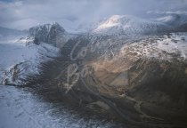 Glen Dee & Lairig Ghru, Cairngorms From Air Postcard