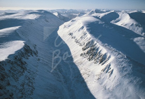 Lairig Ghru, Cairngorms National Park From Air Postcard