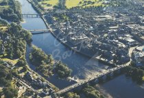 Perth City Centre & River Tay From Air Postcard