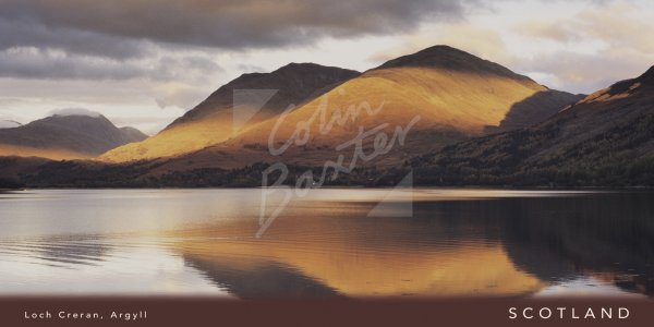 Beinn Sgulaird and Loch Creran, Argyll Postcard