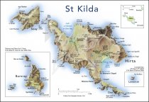 Map of St Kilda Postcard