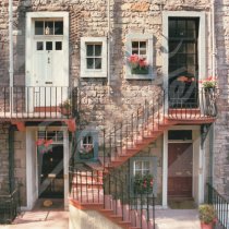 Ramsay Garden, Edinburgh Greetings Card