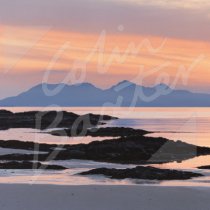 Rum from near Arisaig Greetings Card