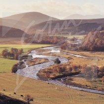 Strath Avon, Moray Greetings Card (CB)