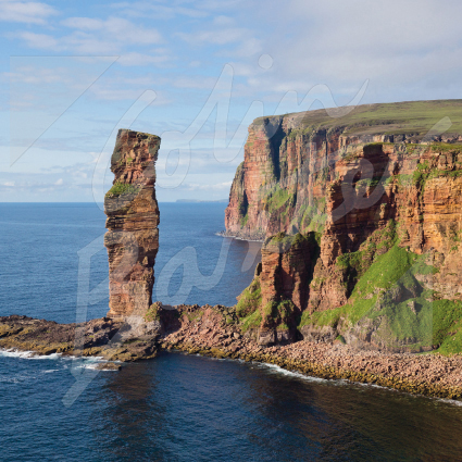 Old May of Hoy & St Johns Head Greetings Card