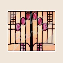 Mackintosh Detail of Dining Room Light, Hill House Classic Greetings Card