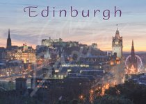 Edinburgh - City at dusk Magnet