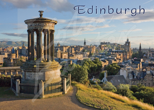Edinburgh - City from Calton Hill Magnet