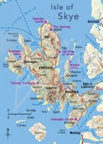 Isle of Skye Map Magnet