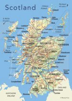 Scotland Map Magnet