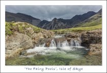 Fairy Pools, Cuillins, Skye Postcard (H Std CB)