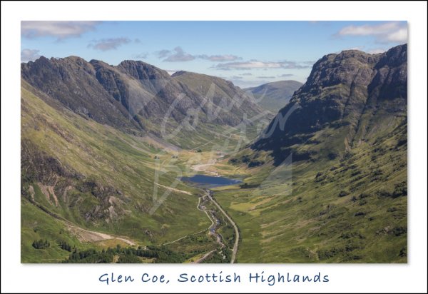 Glencoe, West Highlands Postcard