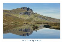 Storr across Loch Fada, Skye Postcard