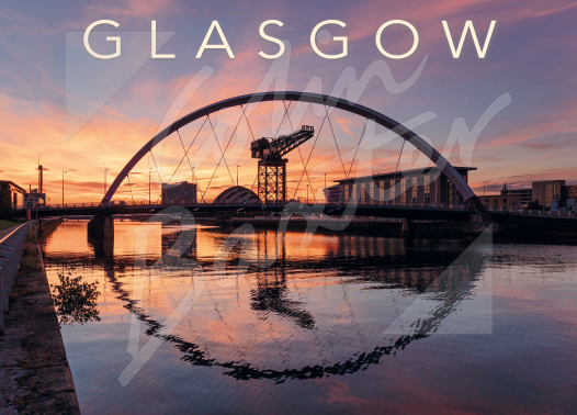 Squinty Bridge & Clyde, Glasgow Magnet (H CB)