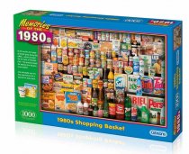 Jigsaw 1980s Shopping Basket 1000pc