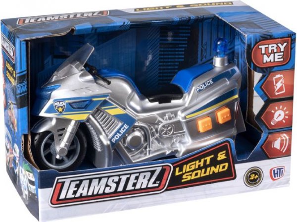Teamsterz Light & Sound Police Motorbike Small