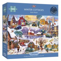 Jigsaw Winter Cottages 1000pc (Nov)