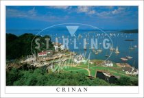 Crinan, Over Loch Crinan Postcard