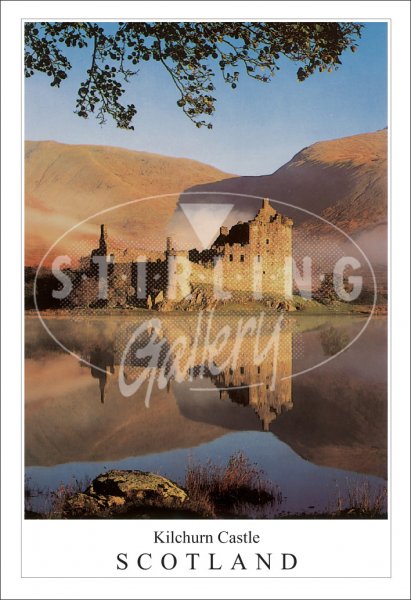 Evening, Kilchurn Castle - Scotland Postcard (V SG)