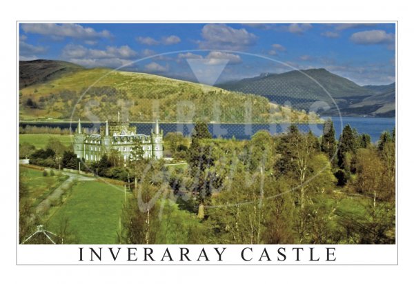 Inveraray Castle, Loch Fyne Postcard