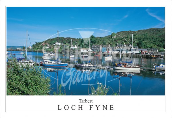 Tarbert, Loch Fyne, Bruce Stronghold Postcard