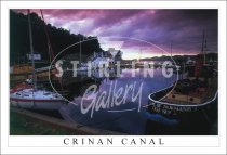 Crinan Canal, Evening Postcard