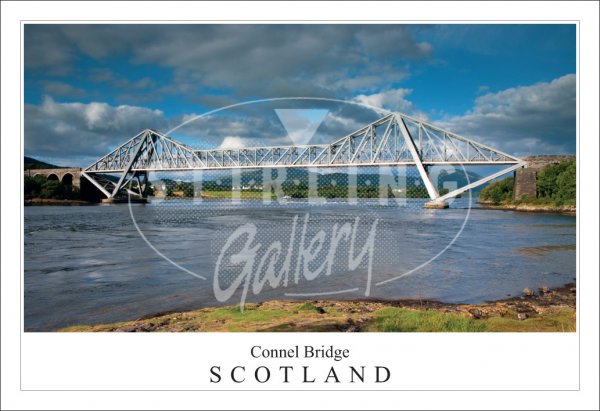 Connel Bridge, Falls of lora - Scotland Postcard