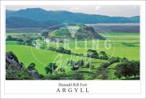 Dunadd Hill Fort, Argyll Postcard