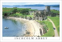 Inchcolm Abbey, Firth of Forth Postcard