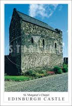 St. Margaret's Chapel - Edinburgh Castle Postcard