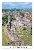 St Andrews Cathedral from Above, St Andrews Postcard