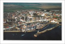 Pittenweem, Aerial view Postcard
