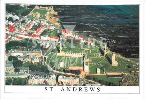 St Andrews Town from the Air, St Andrews Postcard