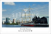 Riverside Museum - Glasgow, Tall Ship Glenlee Postcard