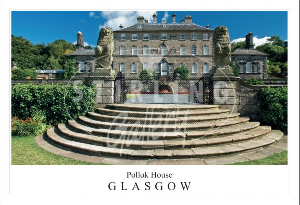 Pollok House - Glasgow Postcard (H SG)