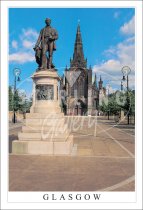 Glasgow Cathedral & David Livingstone - Glasgow Postcard