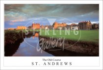 Old Course -St Andrews, Evening Postcard