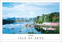 Portree - Isle of Skye, Summer Reflections Postcard