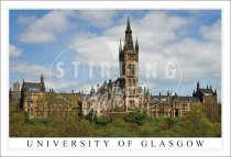 University of Glasgow, front wide view Postcard