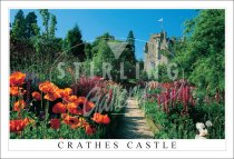 Crathes Castle, from Garden Path Postcard