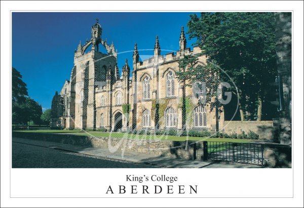 King's College - Aberdeen Postcard (H SG)