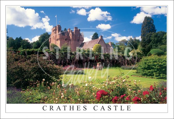 Crathes Castle, from Garden Lawn Postcard