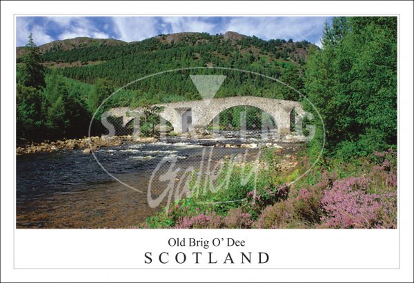 Old Brig o' Dee - Scotland Postcard