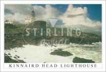 Kinnaird Head Lighthouse, and Castle Postcard