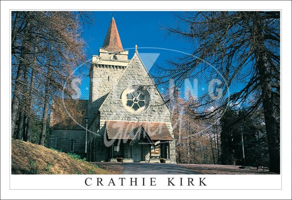 Crathie Kirk Postcard